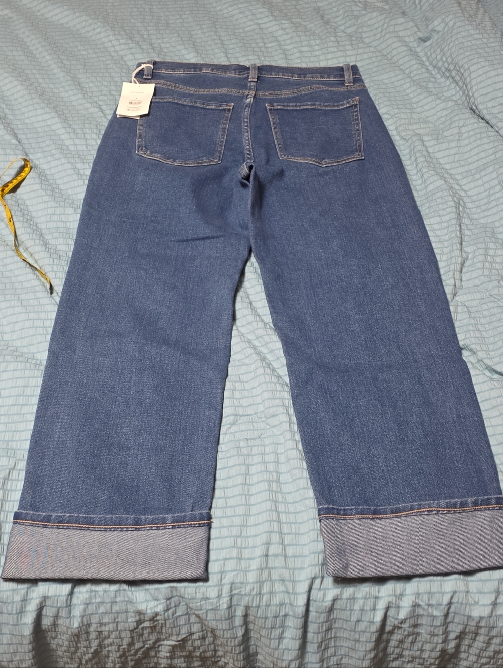 NWT Classic Wide-Leg Blue Jeans - Women's Denim size 8
